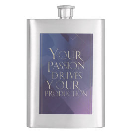 Ihre Leidenschaft treibt Ihre Produktion voran Flachmann