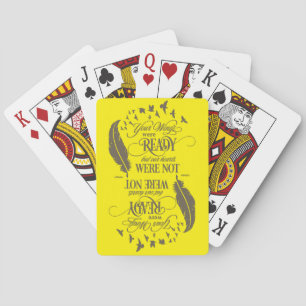 IHRE LEITUNGEN WAREN BEREIT, ABER UNSERE HERZEN WA SPIELKARTEN