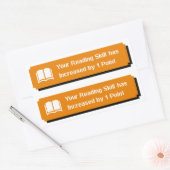 Ihre Lesekompetenz hat zugenommen Rechteckiger Aufkleber (Umschlag)