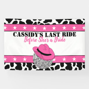 Ihre letzte Disco-Cowgirl-Abschiedsparty Banner