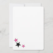 Ihre letzte Disko Cowgirl Junggeselinnen-Abschied Einladung (Rückseite)