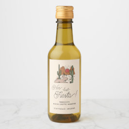 Ihre letzte Fiesta Boho Wüste Bachelorette Weekend Weinetikett