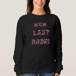 Ihre letzte Rodeo-Disco-Cowgirl-Junggesellinnenpar Sweatshirt