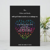 Ihre LGBTQ Hochzeitskarte (Stehend Vorderseite)