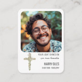 Ihre Lichtscheine auf der Memorial Keepake Card de Begleitkarte (Vorderseite)