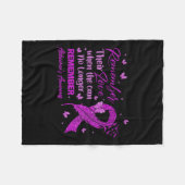 Ihre Liebe Alzheimerheimer's Awareness for Men Wom Fleecedecke (Vorderseite (Horizontal))