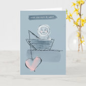 Ihre Liebe Behalte mir Warm Eskimo Card Karte (Gelbe Blume)