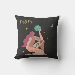 Ihre Liebe formt die Welt – Minimalistische Mutter Kissen