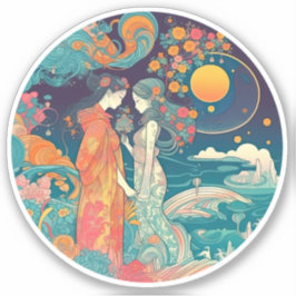 Ihre Liebe, ihr Weg Aufkleber