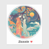 Ihre Liebe, ihr Weg Aufkleber (Blatt)