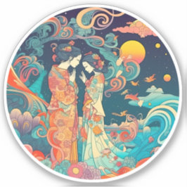 Ihre Liebe, ihr Weg Aufkleber