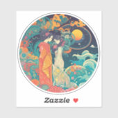 Ihre Liebe, ihr Weg Aufkleber (Blatt)