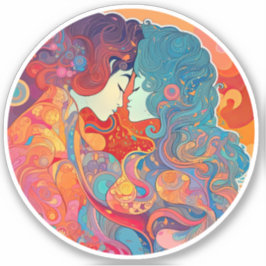 Ihre Liebe, ihr Weg Aufkleber