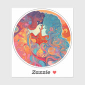 Ihre Liebe, ihr Weg Aufkleber (Blatt)