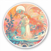 Ihre Liebe, ihr Weg Aufkleber (Vorderseite)