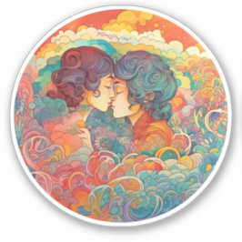 Ihre Liebe, ihr Weg Aufkleber