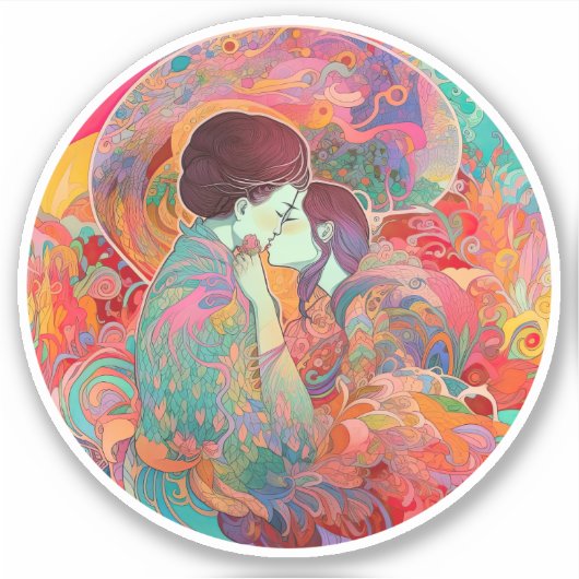 Ihre Liebe, ihr Weg Aufkleber (Vorderseite)