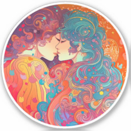 Ihre Liebe, ihr Weg Aufkleber