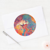 Ihre Liebe, ihr Weg Runder Aufkleber (Umschlag)