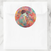 Ihre Liebe, ihr Weg Runder Aufkleber (Tasche)