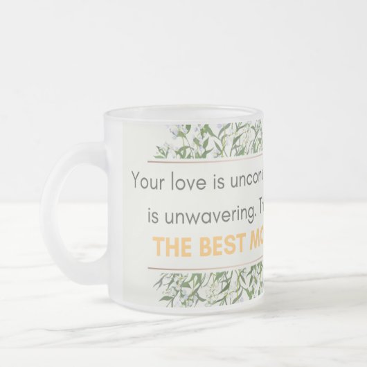 Ihre Liebe ist bedingungslos und Ihr Support Mattglastasse (Links)