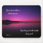 Ihre Liebe ist wie eine wunderschöne Lila Ozeanmou Mousepad (Vorne)