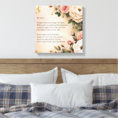 Ihre Liebe Leinwanddruck (Insitu (Schlafzimmer))