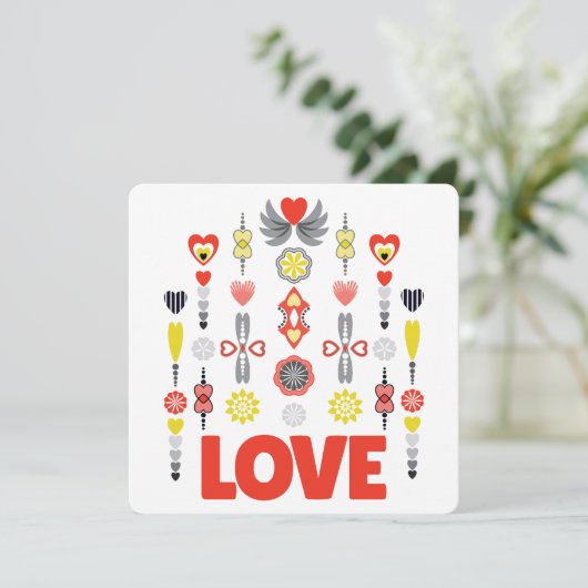 Ihre Liebe macht meine Herzkarte zu einem Höhepunk (Stehend Vorderseite)