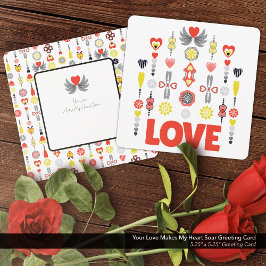 Ihre Liebe macht meine Herzkarte zu einem Höhepunk