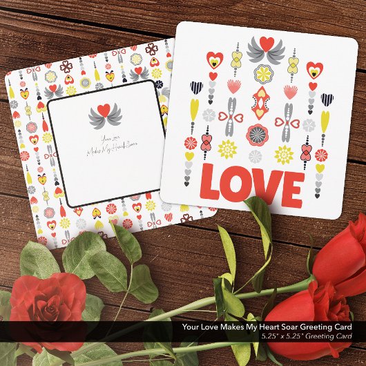 Ihre Liebe macht meine Herzkarte zu einem Höhepunk