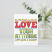 Ihre Liebe Postkarte (Stehend Vorderseite)