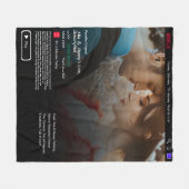 Ihre Liebe Story Movie Streaming Fleecedecke (Vorderseite (Horizontal))