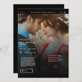 Ihre Liebe-Story-Movie-Streaming-Karte (Vorne/Hinten)