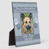 Ihre Liebe Unbedingtes Beileid für Haustiere benut Fotoplatte (Seite)