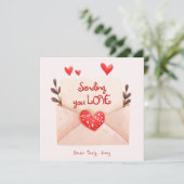 Ihre Liebe Valentinstag Gruß Karte (Stehend Vorderseite)