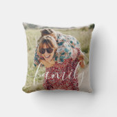 Ihre Lieblings-Foto-Skriptfamilie Kissen (Vorderseite)