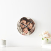 Ihre Lieblings-Foto-Wand Runde Wanduhr (Zuhause)