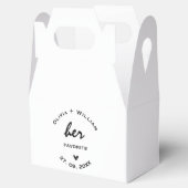 Ihre Lieblings-Gastgeschenke Hochzeiten Herz Geschenkschachtel (Geöffnet)