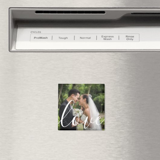 Ihre Lieblings-Hochzeitsskript-Liebe für Foto Magnet (In Situ (Geschirrspüler))