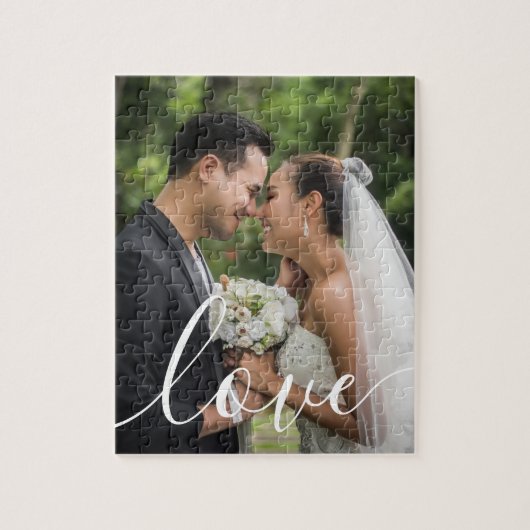 Ihre Lieblings-Hochzeitsskript-Liebe für Foto Puzzle (Vertikal)