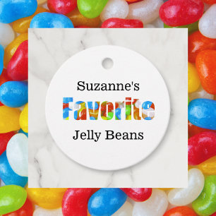 Ihre Lieblings-Jelly-Bohnen Duschvorzugstempel Geschenkanhänger