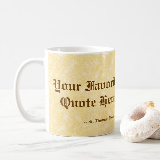 Ihre Lieblings-St. Thomas Mehr Zitat Kaffeepause T Kaffeetasse (Mit Donut)