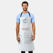 Ihre Lieblings-vegan-Rezept-All-Over-Print-Schürze Schürze (Getragen)