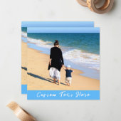 Ihre Lieblingsfotokarte mit benutzerdefiniertem Te Mitteilungskarte (Vorderseite/Rückseite Beispiel)