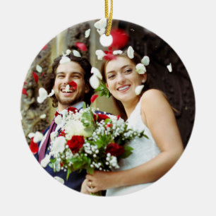 Ihre Lieblingsfotos von der Hochzeit Keramik Ornament