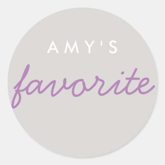 "Ihre Lieblingsjause" Runder Aufkleber (Vorderseite)