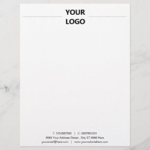 Ihre Logo-Adresse Kontakt-Info-Büro Briefe Briefbogen