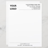 Ihre Logo-Adresse und Kontaktdaten (Vorne/Hinten)