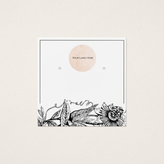 Ihre Logo-Anzeigetafel Schwarz/Weiß (Vorderseite)