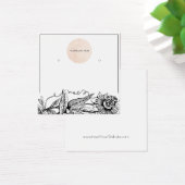 Ihre Logo-Anzeigetafel Schwarz/Weiß (Schreibtisch)